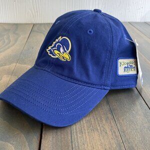 Embroidered Delaware Blue Hens Ouray Brand Cap Hat w/Klondike Kate’s (E8)